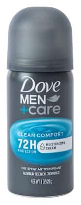 Dove Men + Care Clean Comfort Dry Spray Antiperspirant 1oz