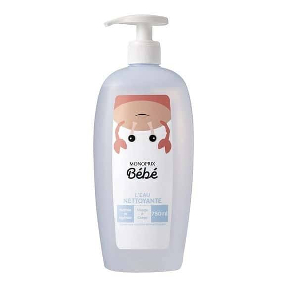 Monoprix Bébé Eau Nettoyante Visage & Corps Le Flacon De 750 Ml