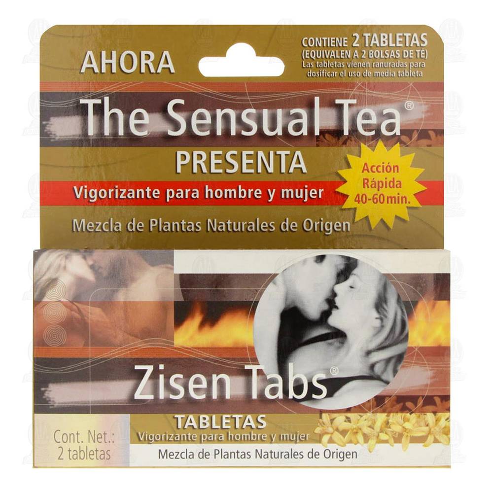 The Sensual Tea · Vigorizante para hombre y mujer tabletas (100 g)