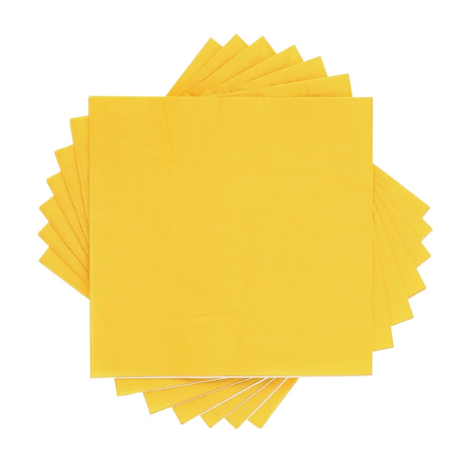 Seasonal Collection 2-Ply Napkins, Yellow (30 ct)