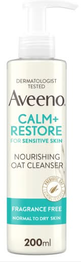 Aveeno Calm+ Restore Nourishing Oat Cleanser (200ml)