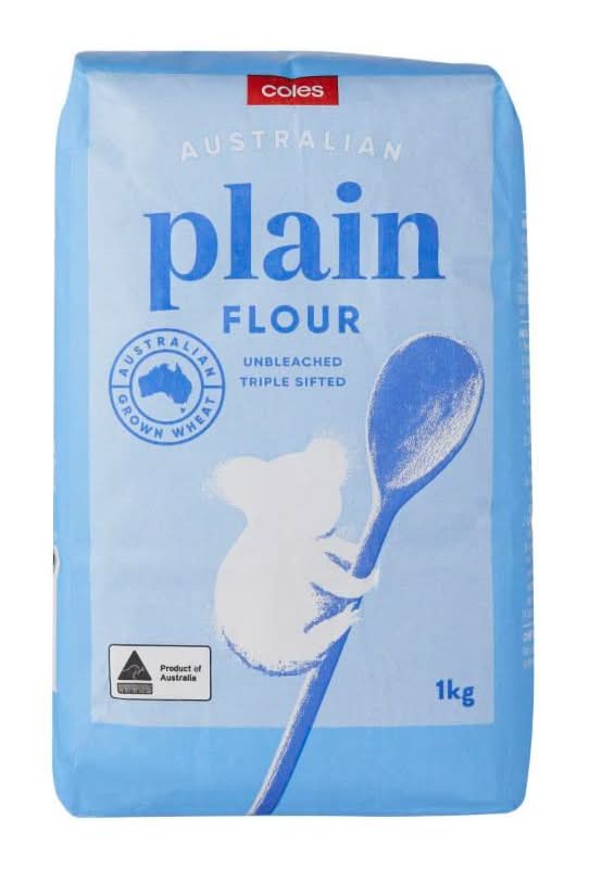 Coles White Plain Flour (1kg)