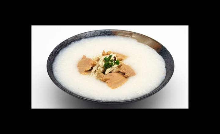 鮑貝雞絲粥