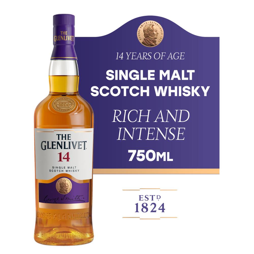 The Glenlivet Single Malt Scotch Whisky (750 ml)