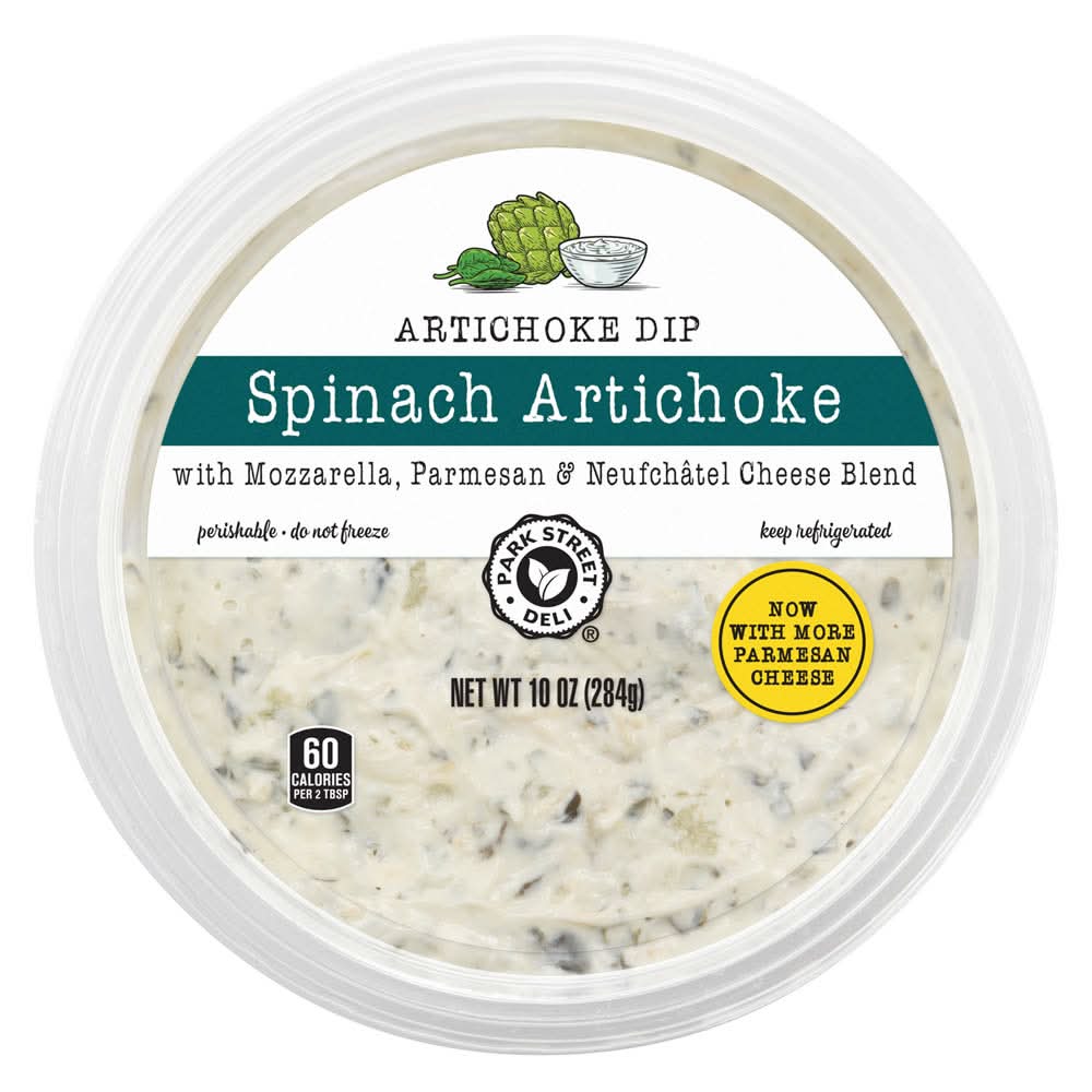 Park Street Deli Artichoke Dip, Spinach (10 oz)