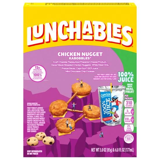 Lunchables Fun pack Kabobbles Chicken Nugget