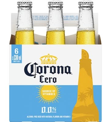 Corona bière sans alcool avec vitamine d - non-alcoholic beer with vitamin d (6 pièces, 330 ml) (naturel)