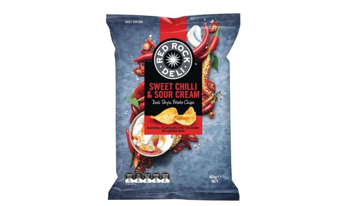 Red Rock Deli Sweet Chilli And Sour Cream 165g