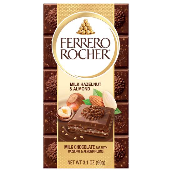 Ferrero Rocher Milk Chocolate Bar With Hazelnut & Almond Filling