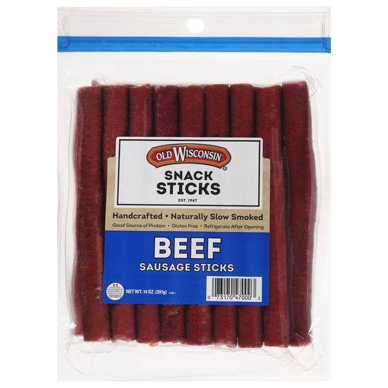 Old Wisconsin Handcrafted Beef Sausage Sticks (14 oz)