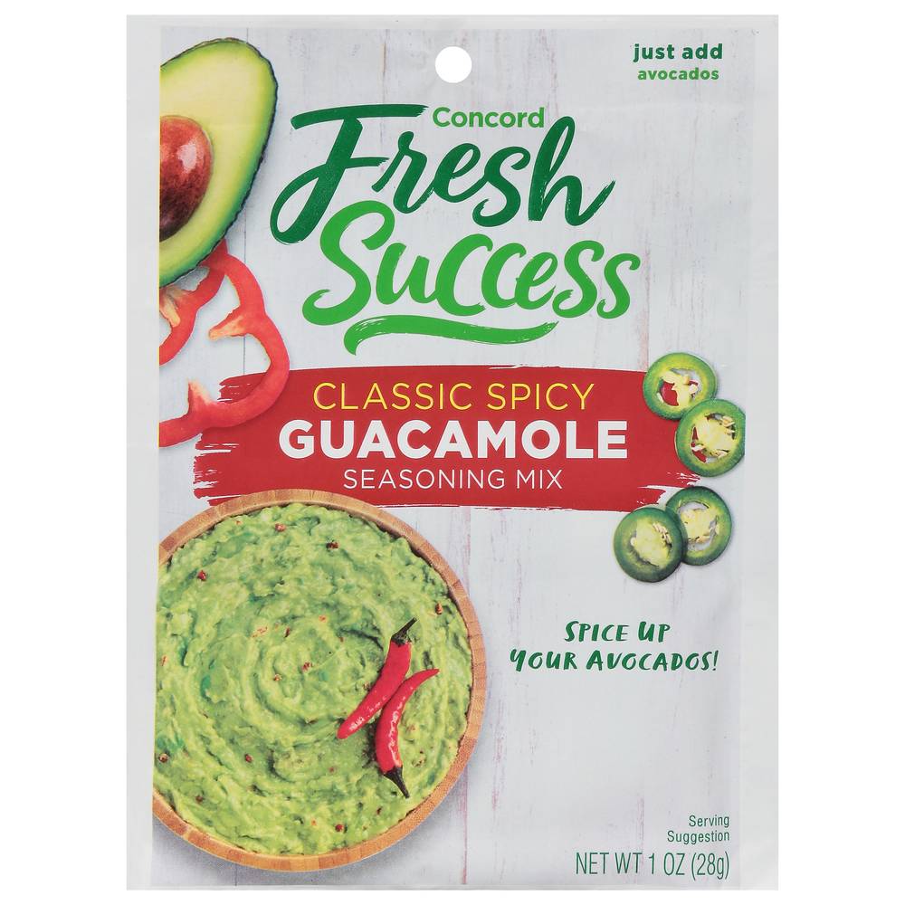 Concord Foods Classic Spicy Guacamole Mix (1 oz)