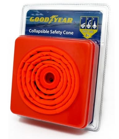 Goodyear Pop Up Safety Cones, Orange (2 ct)