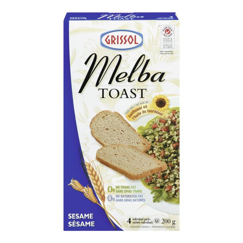 Grissol Biscottes melba au sésame Delivery Near Me Order Online