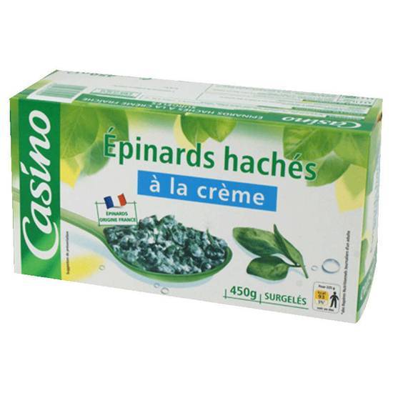Casino Epinards hachés - A la crème 450g