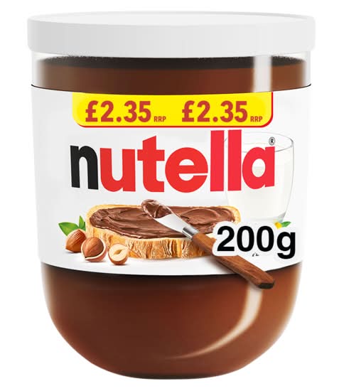 Nutella Hazelnut, Spread With Cocoa (200g)