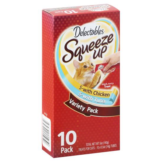Delectables Squeeze Up Chicken and Tuna Variety pack (10 ct)
