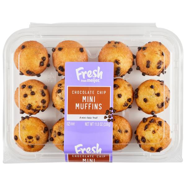 Fresh From Meijer Mini Chocolate Chip Muffins (12 oz)