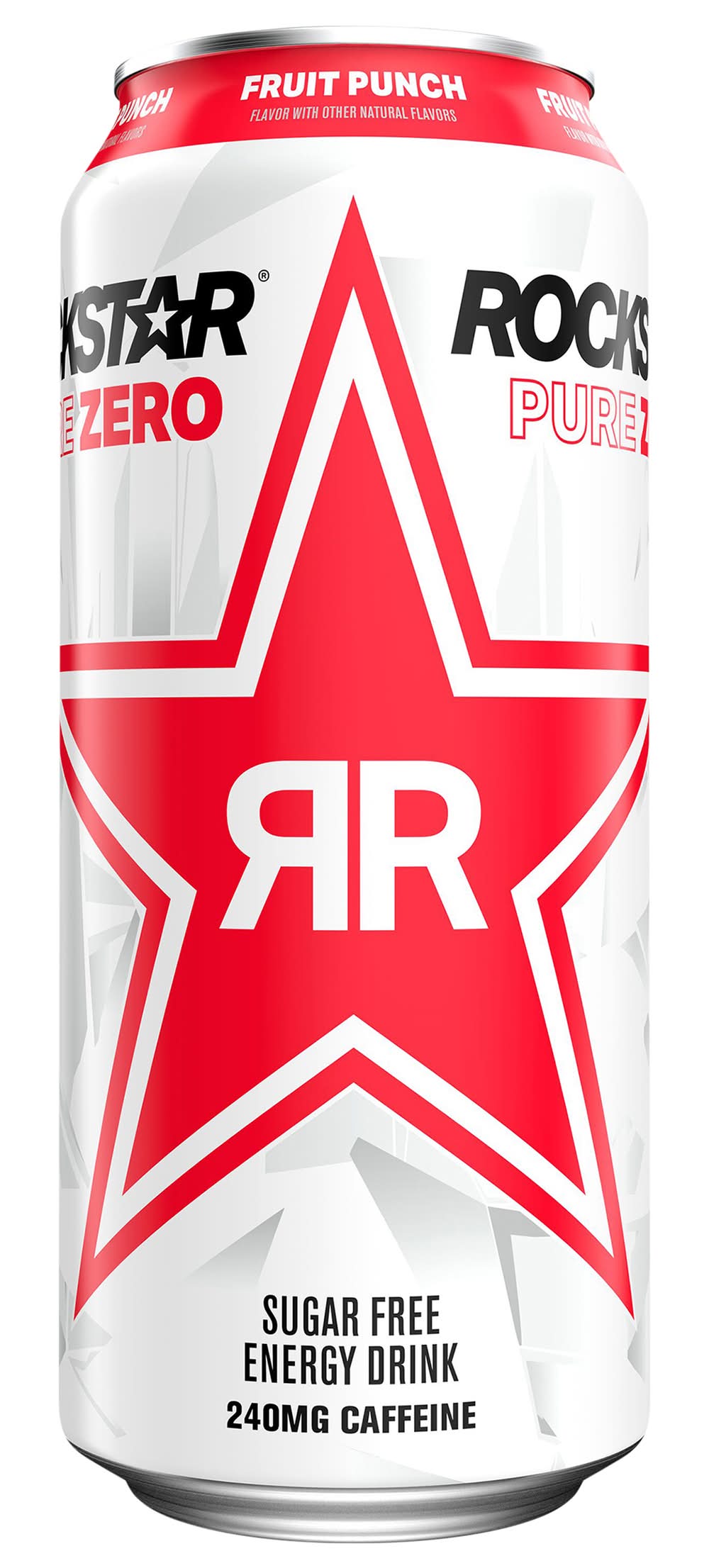 Rockstar Pure Zero Sugar Free Energy Drink, Fruit Punch (16 fl oz)