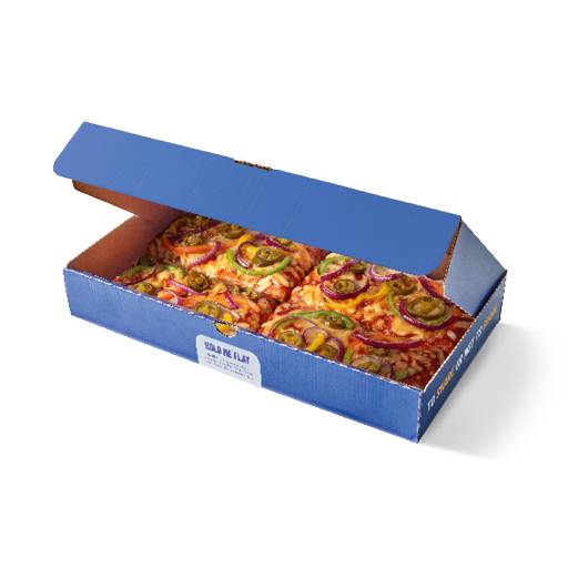 4 Slice Spicy Veg Pizza Box