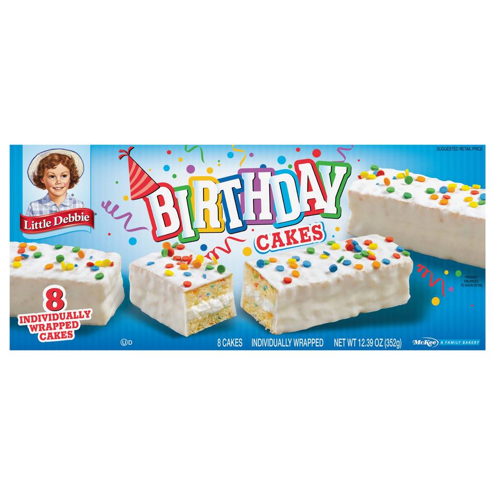 Little Debbie Family pack Birthday Cakes (8 ct)