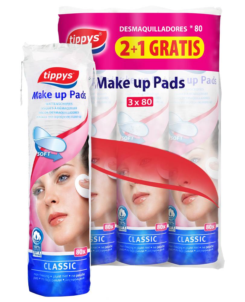 TIPPYS PADS DESMAQ CLASSIC PAQ*80 2+1