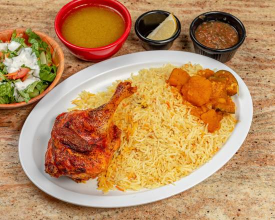 Roasted Chicken with Rice