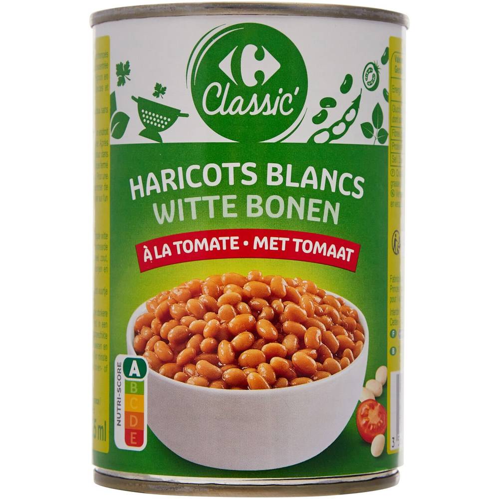 Carrefour Classic' - Haricots blancs à la tomate