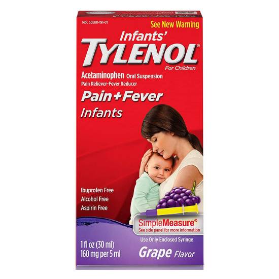 Infants Tylenol (Pain and Fever) - Grape