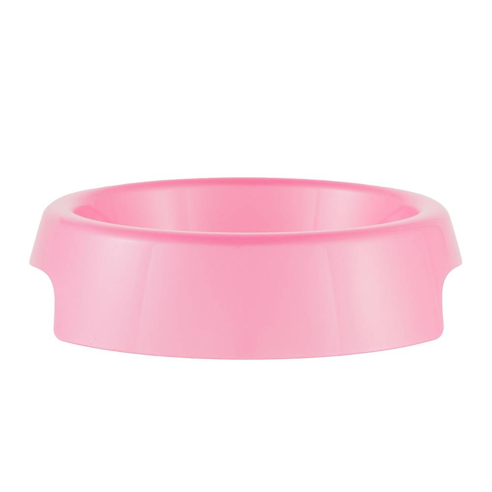 Top Paw Pearl Plastic Dog Bowl (pink)