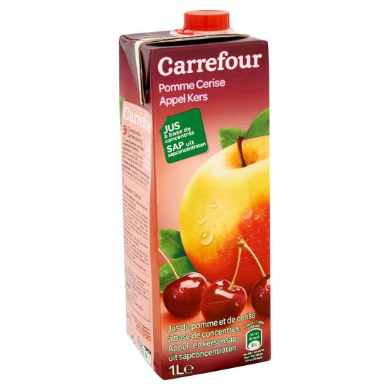 Carrefour Classic' Jus de Pomme et de Cerise à Base de Concentrés 1 L