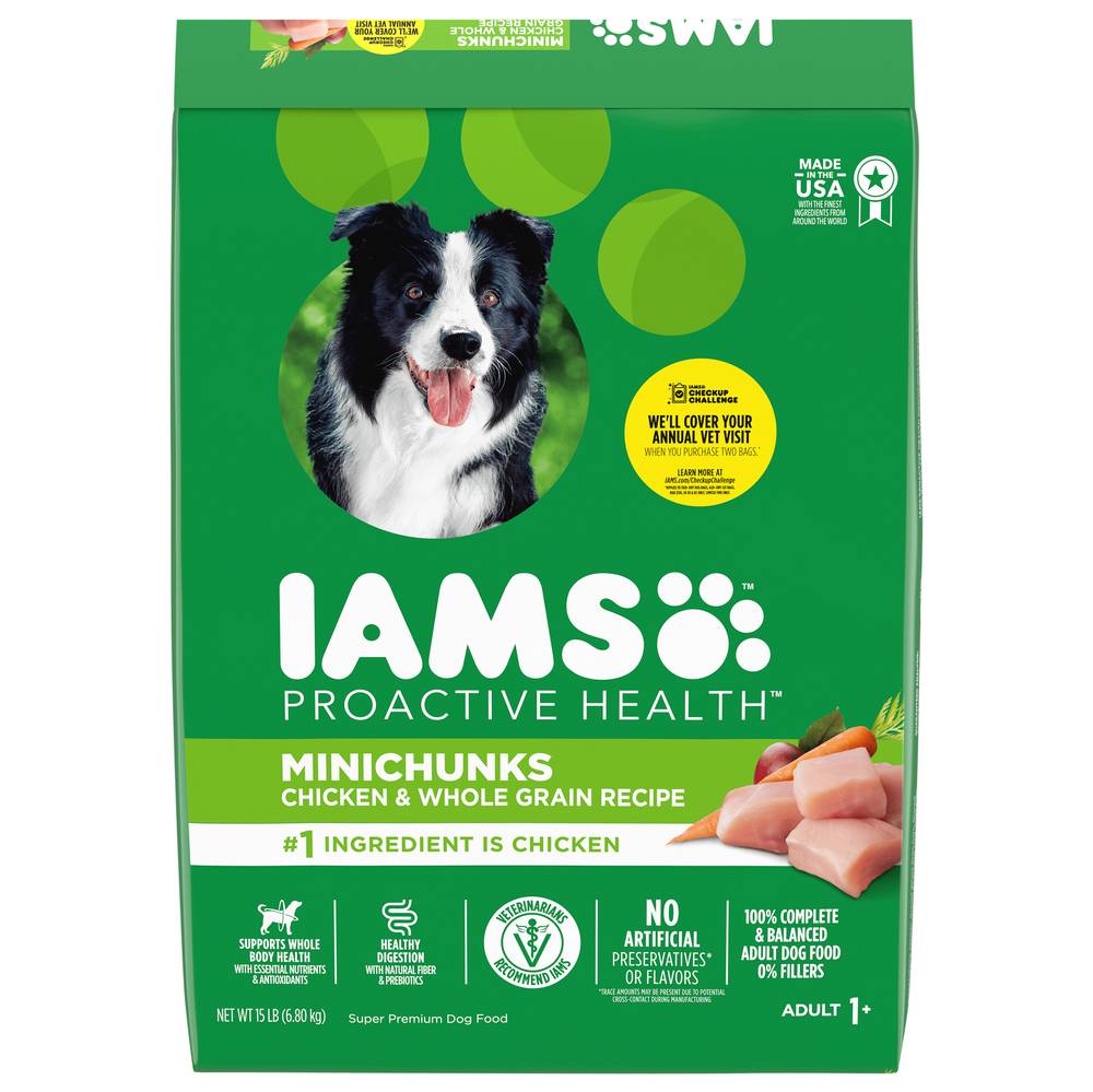 Iams Chicken Minichunks Dog Food (15 lbs)