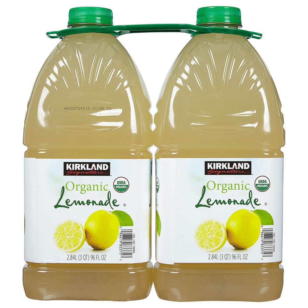 Kirkland Signature Organic Lemonade Juice (2 x 96 fl oz)