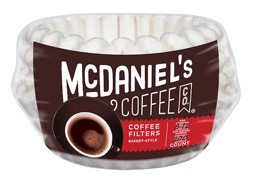 McDaniel's Coffee Co. Basket Style Coffee Filters (200 ct)