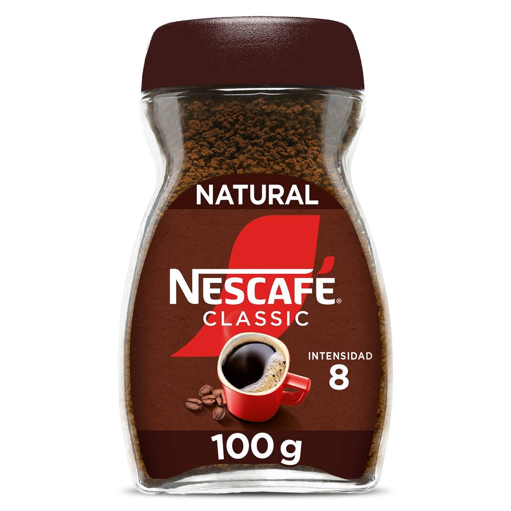 Café Soluble Natural Nescafé Frasco 100 G