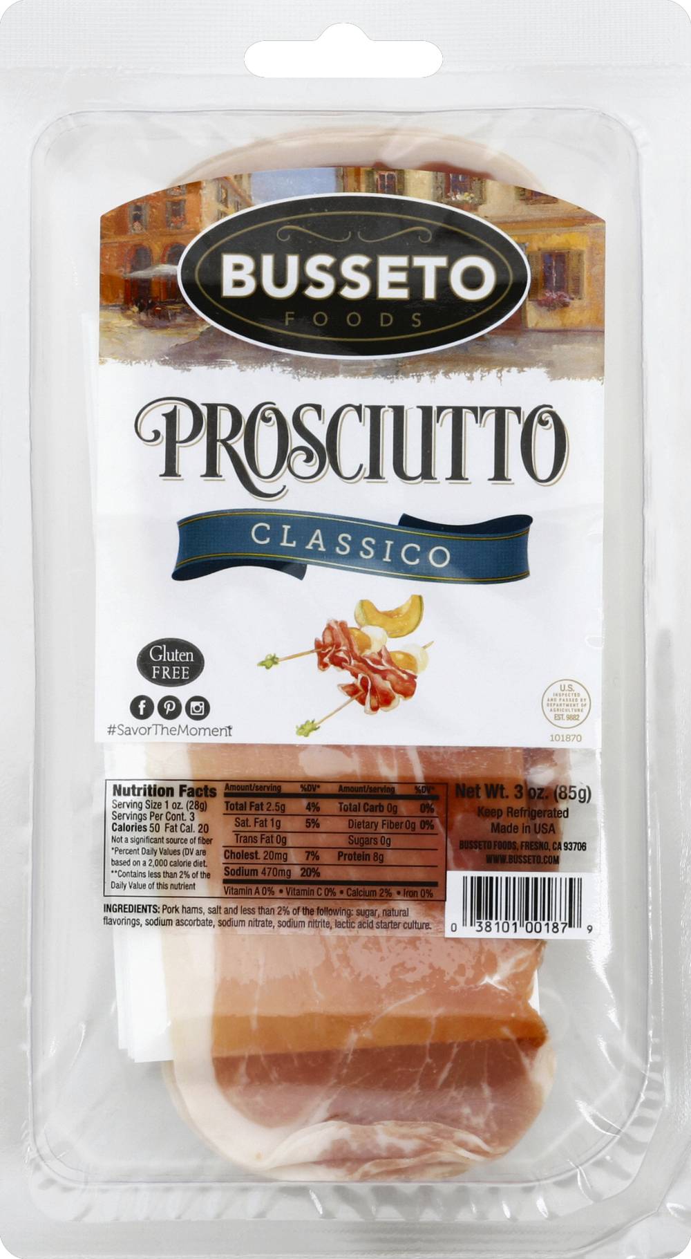 Busseto Prosciutto Classico (3 oz)