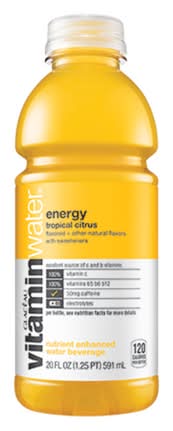 Glaceau Vitamin Water Energy - Tropical Citrus 20 oz Bottle