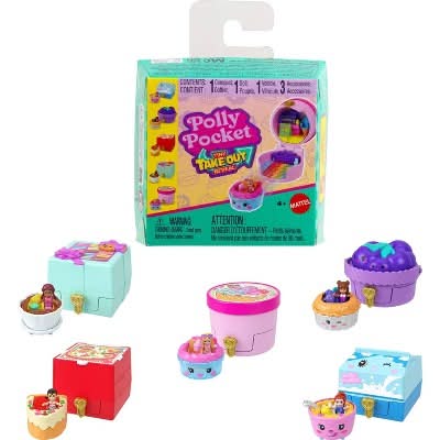 Polly Pocket 4Y+ Micro Dolls & Compacts With Toy Cars