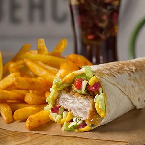 Menu Chicken Burrito