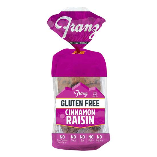 Franz Gluten Free Cinnamon Raisin Bread (20 oz)