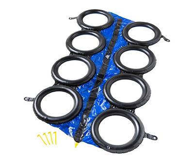 Black 58" Inflatable Tire Run with Sprinkler