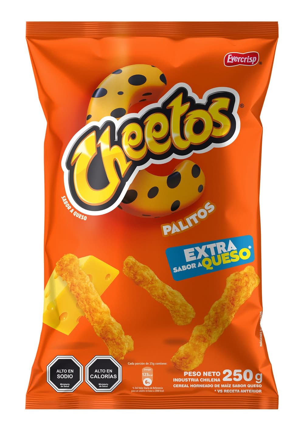 Cheetos · Palitos horneados de maíz - Queso (250 g)
