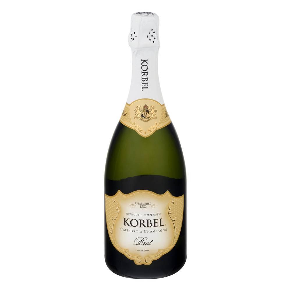 Korbel California Brut Champagne Sparkling Wine (750 ml)