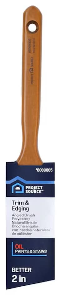 Project Source Better All Paints and Stains 2-in Reusable Angle Wall Trim Brush