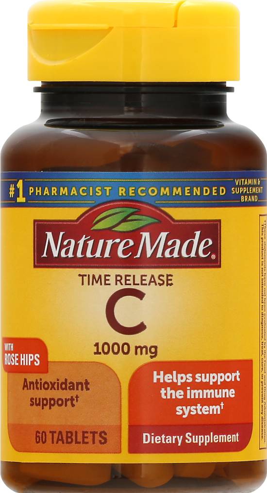 Nature Made Time Release Vitamin C Tablets 1000 mg (60 ct)