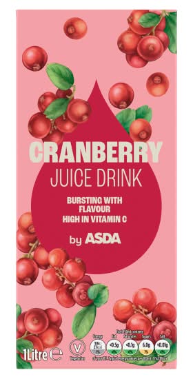 ASDA Cranberry Juice Drink (1L)