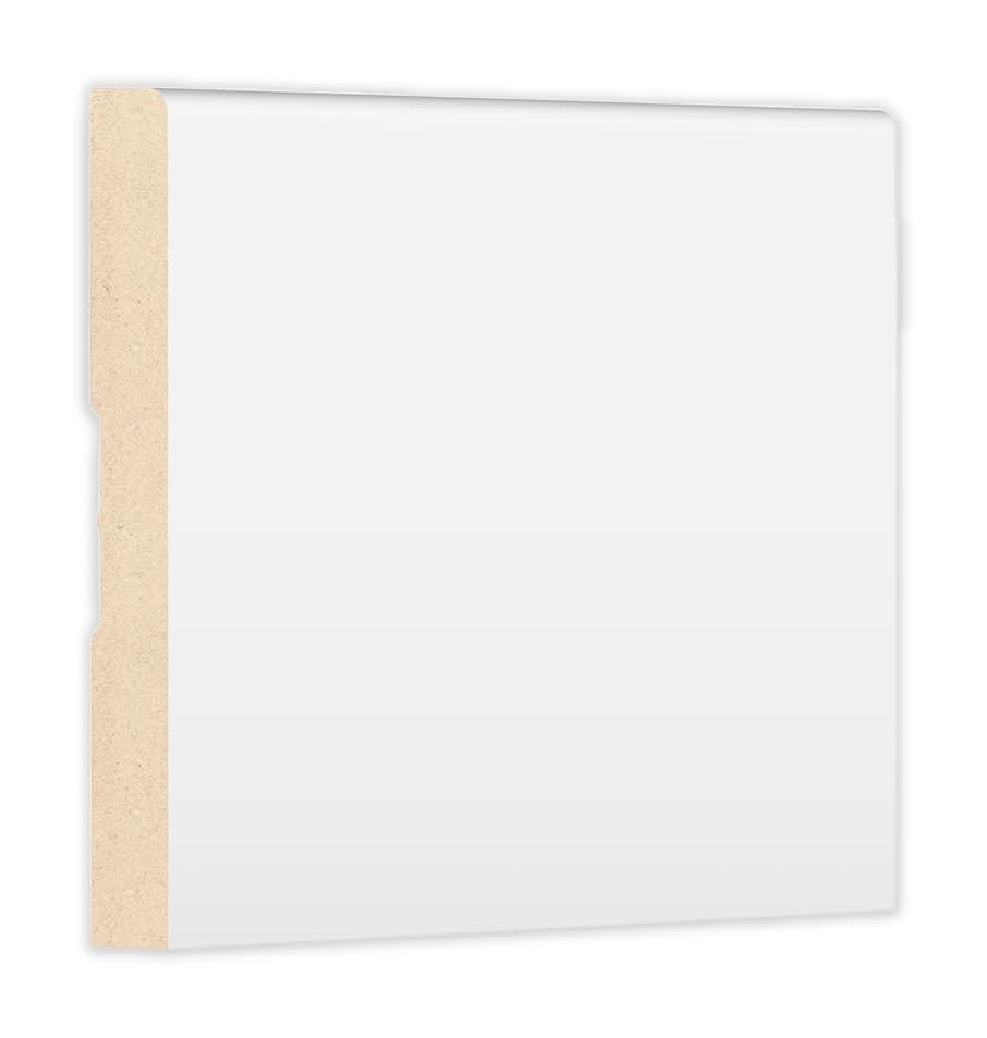 RELIABILT 1/2-in x 4-1/4-in x 8-ft Classic Primed MDF M0667G Baseboard | 430SM-MDF-08
