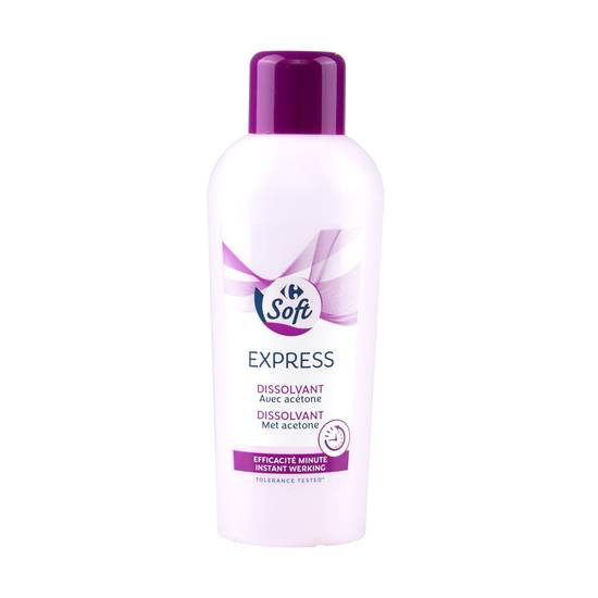 Carrefour Dissolvant Express Efficacité Minute 200 ml