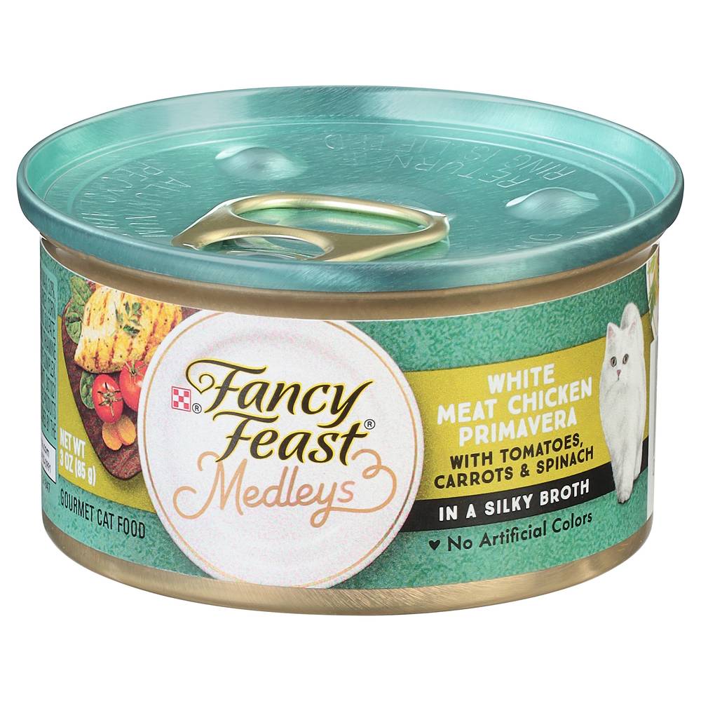 Fancy Feast White Meat Chicken Primavera Wet Cat Food