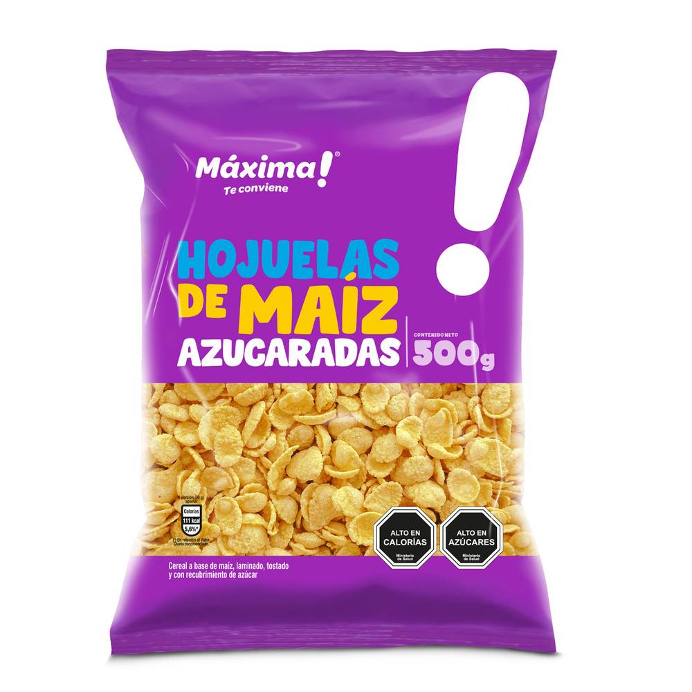 Máxima cereal hojuela maíz azucarada (bolsa 500 g)