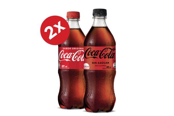 2x Beb. Coca Cola 591cc